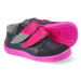 BEDA CELOROČNÍ EL Black Pink - užší kotník | Dětské celoroční barefoot boty
