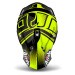 AIROH Terminator 2.1 Cleft T2SCL31 cross helma černá/žlutá