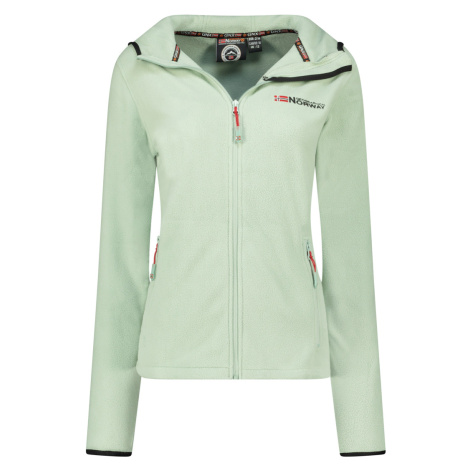 Dámská fleecová mikina Geographical Norway UNICIA Barva: Zelená