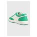 Kožené sneakers boty Lauren Ralph Lauren HAILEY II zelená barva, 802904469003