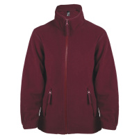 SOĽS North Kids Dětská fleece mikina SL00589 Burgundy