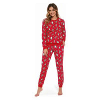 Cornette 163/335 Gnomes 3 L/R Pyjamas S-2XL Women's Red