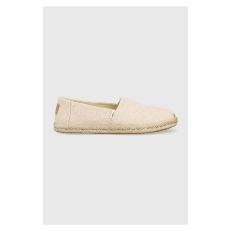 Espadrilky Toms Alpargata Rope růžová barva, 10019903