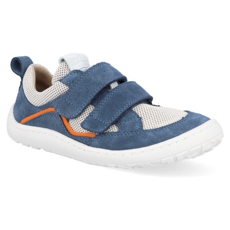 Barefoot dětské tenisky Froddo - Base denim modré