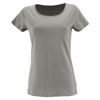 SOĽS Milo Women Dámské triko - organická bavlna SL02077 Grey melange