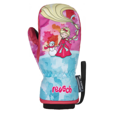 Reusch FRANCI R-TEX XT MITTEN Dětské zimní rukavice, růžová, velikost