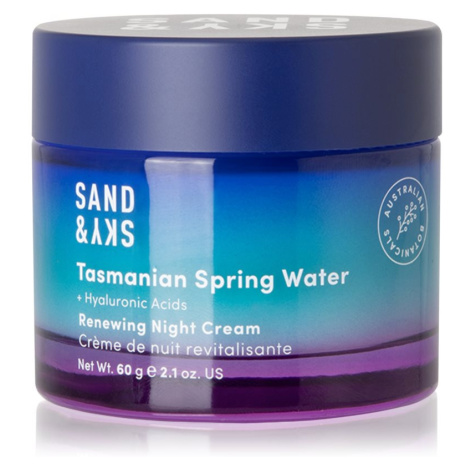 Sand & Sky Tasmanian Spring Water Renewing Night Cream obnovující noční krém 60 g