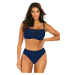 Dvoudílné plavky Self S1002 Fashion 16 - brazilky Tmavě modrá | dámské plavky