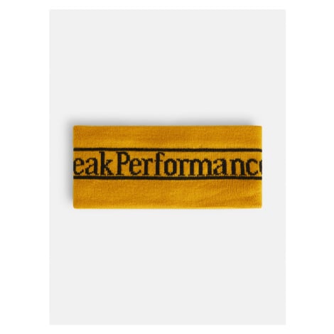 Čelenka peak performance jr pow headband žlutá