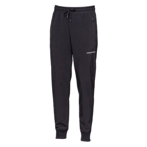 PROGRESS RESPECT Pánské běžecké kalhoty, černá, velikost