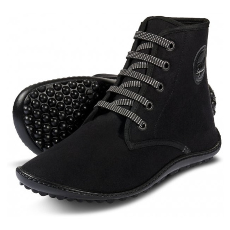 Barefoot kotníkové boty Leguano - Chester light černé