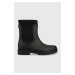 Holínky Tommy Hilfiger Rain Boot Ankle dámské, černá barva