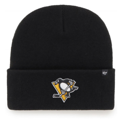 47 NHL PITTSBURGH PENGUINS HAYMAKER '47 CUFF KNIT Klubová zimní čepice, černá, velikost