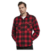 bunda zimní - Lumberjacket checked - BRANDIT - 9478-red/black checkered