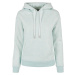 Dámská barva Melange Hoody aqua melange