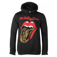 mikina s kapucí pánské Rolling Stones - LEOPARD TONGUE - AMPLIFIED - ZAV390D55