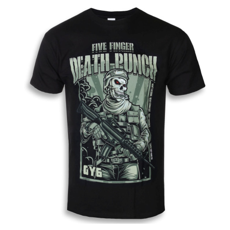 Tričko metal pánské Five Finger Death Punch - War Soldier - ROCK OFF - FFDPTS29MB