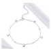 GRACE Silver Jewellery Stříbrný náramek Pagiana, stříbro 925/1000, srdce NR-SCB191/4 Stříbrná 16
