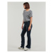 Levis 725 HIGH RISE SLIT BOOTCUT Modrá