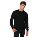 Trendyol Black Men's Oversize Crew Neck Buttoned Side Knitwear Sweater