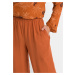 Bonprix BODYFLIRT příjemné kalhoty do gumy Barva: Oranžová, Mezinárodní