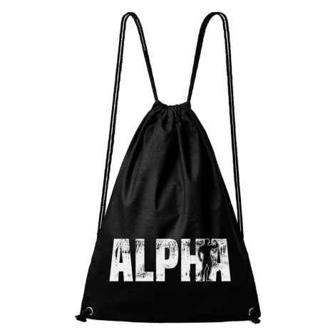 DOBRÝ TRIKO Bavlněný batoh Alpha Barva: Černá