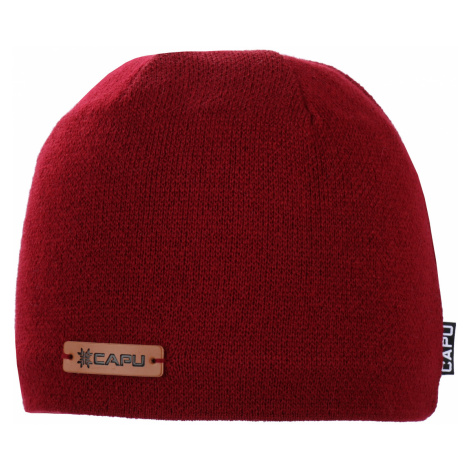 Pánská zimní čepice CAPU 1691 červená