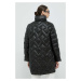 Péřová bunda Liu Jo dámská, černá barva, zimní