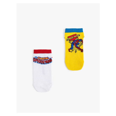 Koton Set of 2 Spiderman Printed Socks Licensed
