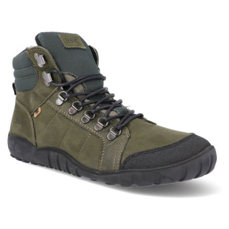 Barefoot outdoorová obuv Koel - Paul Khaki zelená Koel4kids