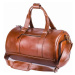 Kožená pánská cestovní taška víkendová kabelka SL19