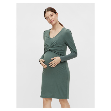 Zelené těhotenské/kojicí šaty Mama.licious Macy Mama Licious
