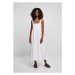 Ladies 7/8 Length Valance Summer Dress - white
