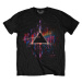 Pink Floyd Tričko Dark Side of the Moon Pink Splatter Unisex Black