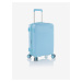 Světle modrý cestovní kufr Heys Pastel S