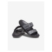 Dámské pantofle v černo-stříbrné barvě Crocs Classic Glitter II