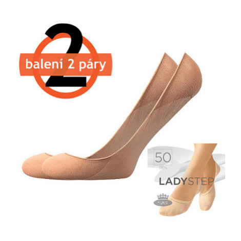 Lady B Lady 50 Den Silonové ponožky - 2 páry BM000000632900100924 beige UNI