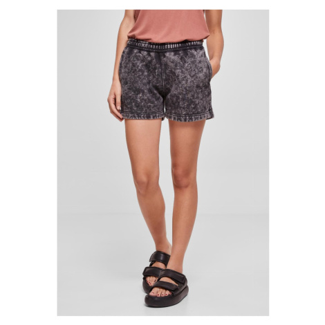 Dámské šortky // Urban Classics / Ladies Towel Washed Sweat Shorts black