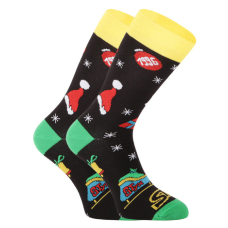 Veselé ponožky Styx vysoké vánoce (H1258) L
