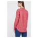 Plátěná košile Polo Ralph Lauren dámská, růžová barva, regular, s klasickým límcem