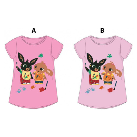 Králíček bing- licence Dívčí tričko - Králíček Bing 962 - 660, světlejší růžová Barva: Růžová