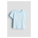 H & M - Tričko - modrá