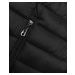 Černá prošívaná dámská bunda se stojáčkem (16M9111-392)