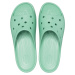 Dámské pantofle Crocs CLASSIC PLATFORM světle zelená