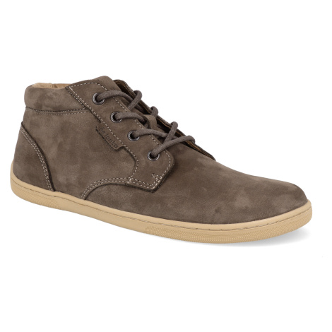 Barefoot kotníkové boty Be Lenka - Synergy Chocolate & Beige hnědé