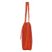 Luxusní dámská kožená kabelka přes rameno Diggian, oranžová