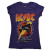 AC/DC tričko, For Those About To Rock &#039;81 Girly Purple, dámské