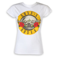 Tričko metal dámské Guns N' Roses - Classic Bullet Logo - ROCK OFF - GNRTS03LW