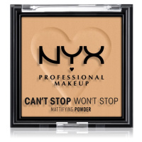 NYX Professional Makeup Can't Stop Won't Stop Mattifying Powder matující pudr odstín 05 Golden 6