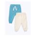 LC Waikiki Basic Baby Boy Pants with Elastic Waist 2-Pack